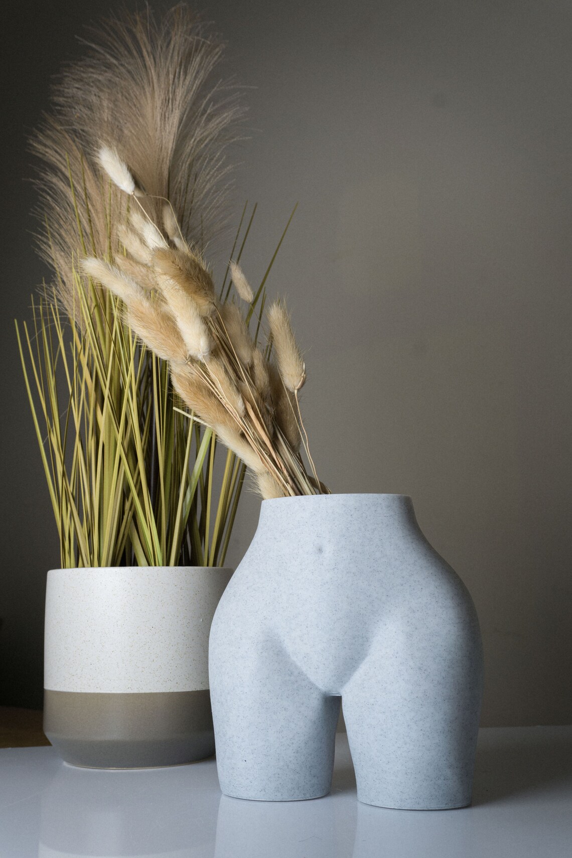 Bum Vase Body Booty Planter Pampas Grass Vase Cute Bunny Etsy UK