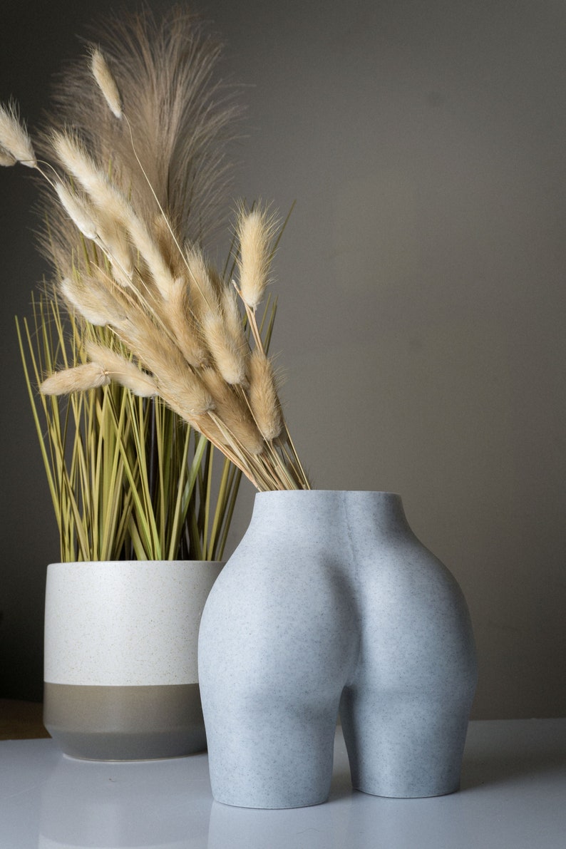 Bum Vase Body Booty Planter Pampas Grass Vase Cute Bunny Etsy UK