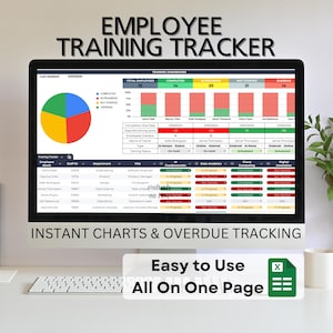 HR-utbildningshanteringsblad: Matris för medarbetarutveckling och kompetensspårning | Instrumentpanel för arbetskraftsutbildning, professionell personalutbildning i Excel