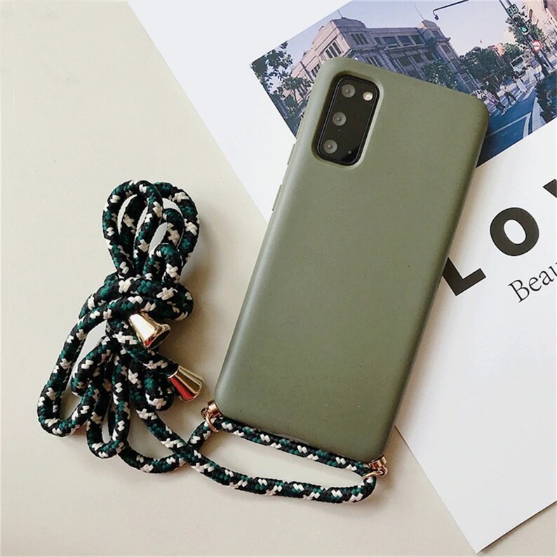 minimalist Crossbody necklace phone case for Samsung Galaxy phone case lanyard shoulder neck strap