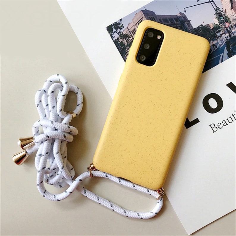 minimalist Crossbody necklace phone case for Samsung Galaxy phone case lanyard shoulder neck strap