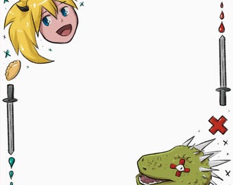 Dorohedoro Notepads - Shin and Noi or Caiman and Nikaido