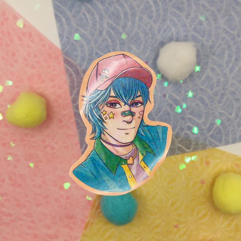 Pastel Boy Sticker Etsy