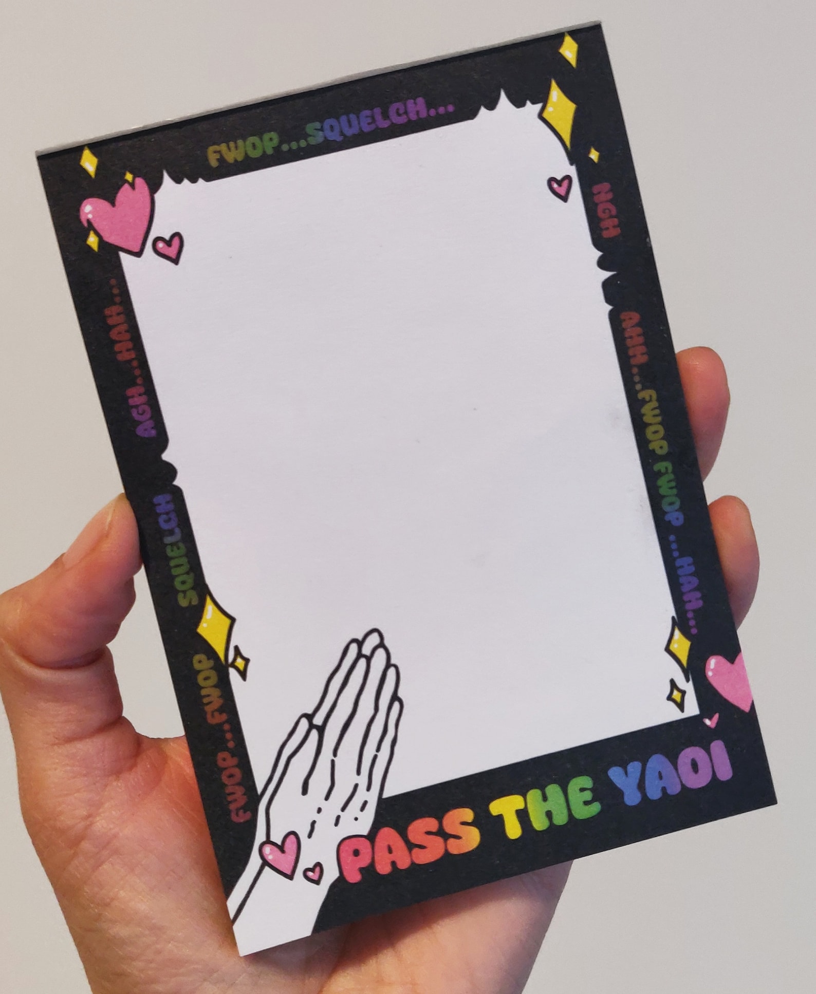 Pass the Yaoi Boys Love Notepad - Etsy