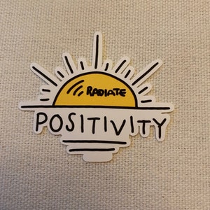Strahlen positivity Aufkleber