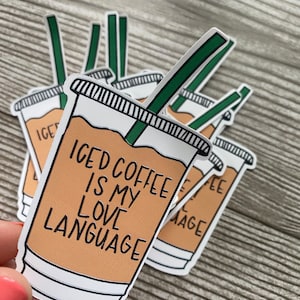 Pegatina de café