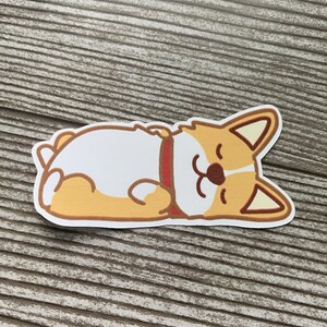 pegatina corgi