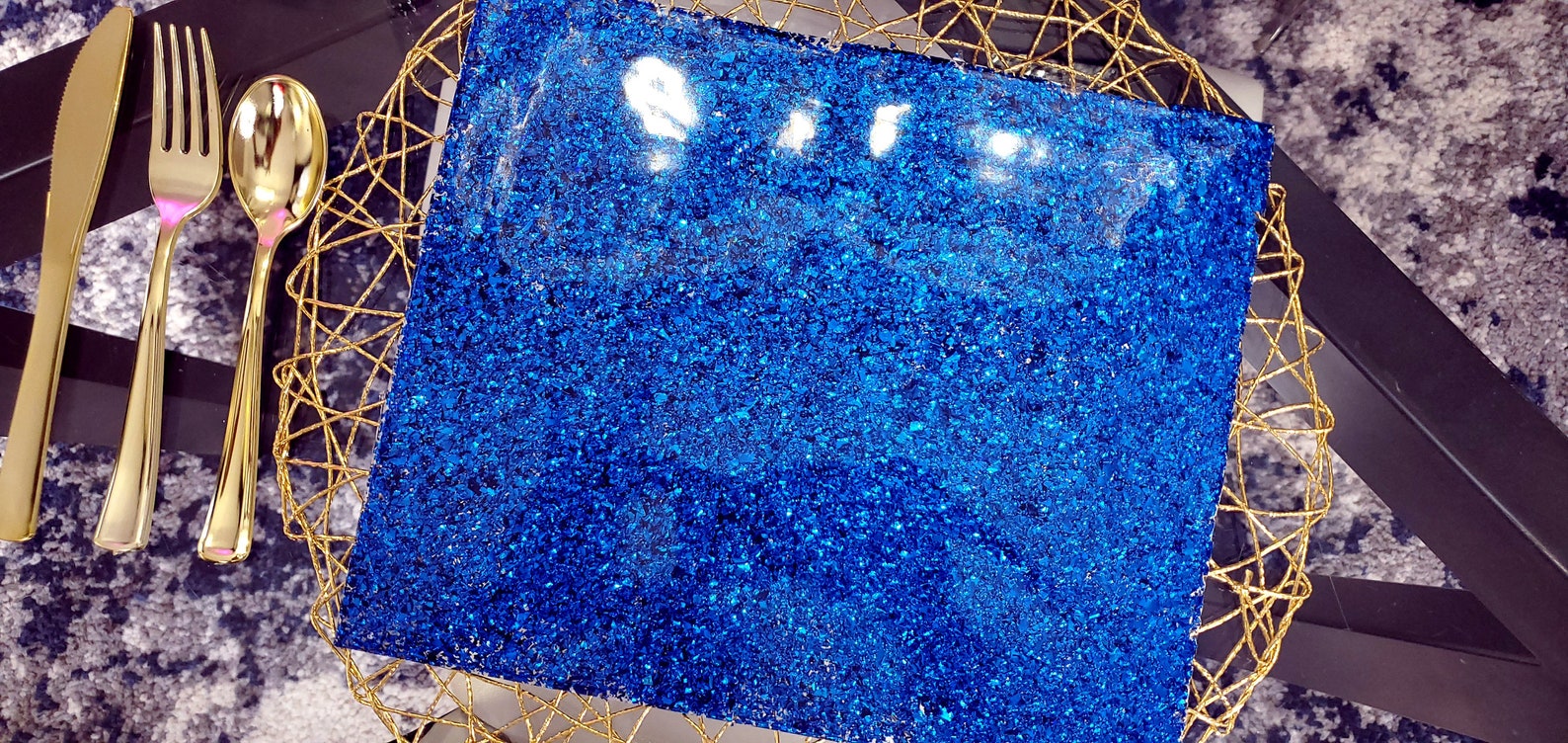 Resin Placemat Table Setting Etsy