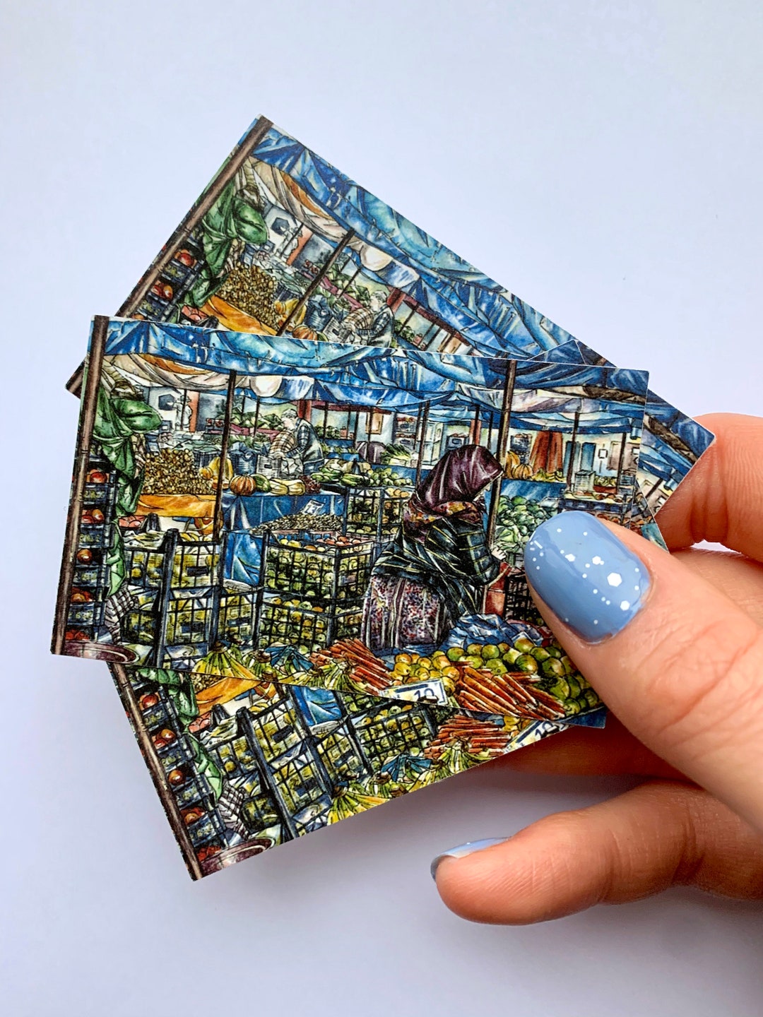 Sticker Eco Friendly Sticker Turkish Art Watercolour - Etsy