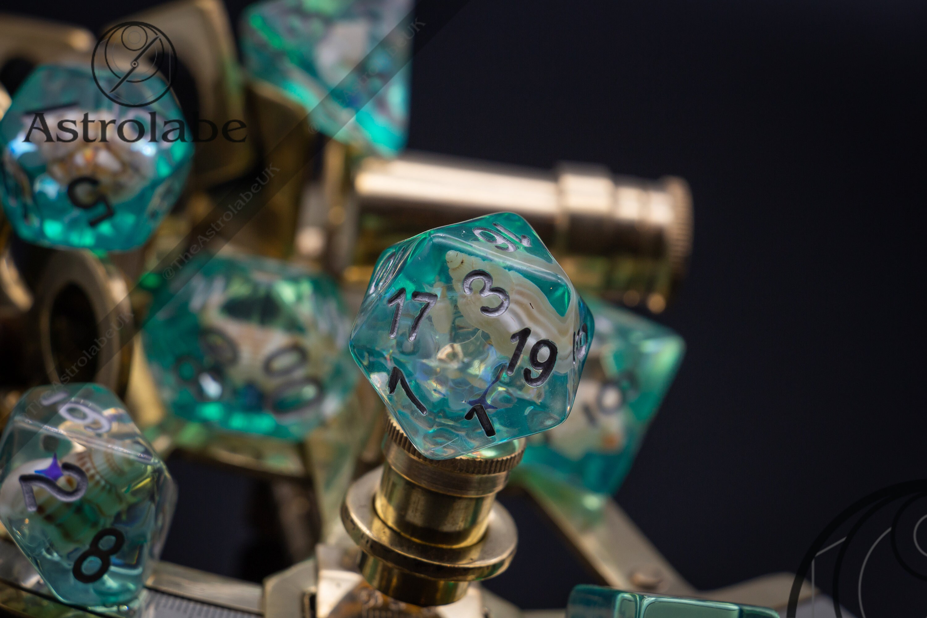 Under the Sea Tide Pool DnD Dice set Dungeons&Dragons Etsy