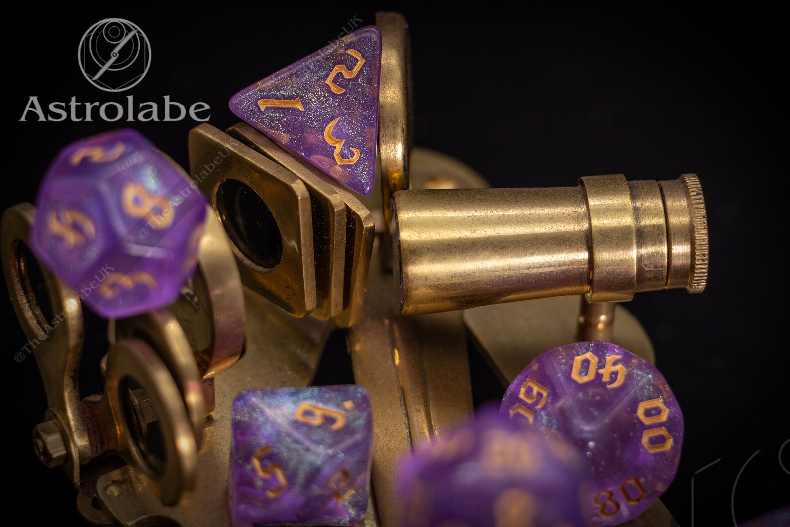 Arcane Lock Dnd Glitter Dice Set Perfect Gift for Fans of Etsy