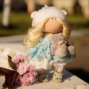 Handmade Tilda doll, Cool Interior doll, doll gift for her, Сute doll, Toy, Soft toy