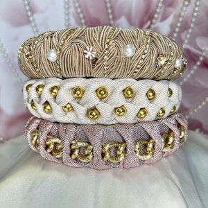 Chain Braided Shimmer Headbands For Women Girls Teens | Autumn Fashion Trending Boohoo Hairbands | Hair Accessories | Gifts