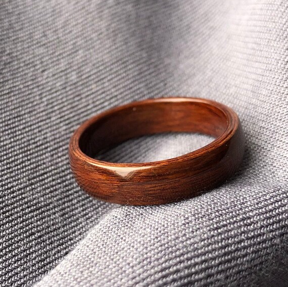 Walnut Wood Rings Bentwood Set