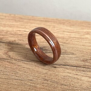 Walnut Mens Wedding Rings Womens Wedding Bands bentwood ring Walnut wood ring wooden wedding ring  wooden rings for men  mens wooden ring