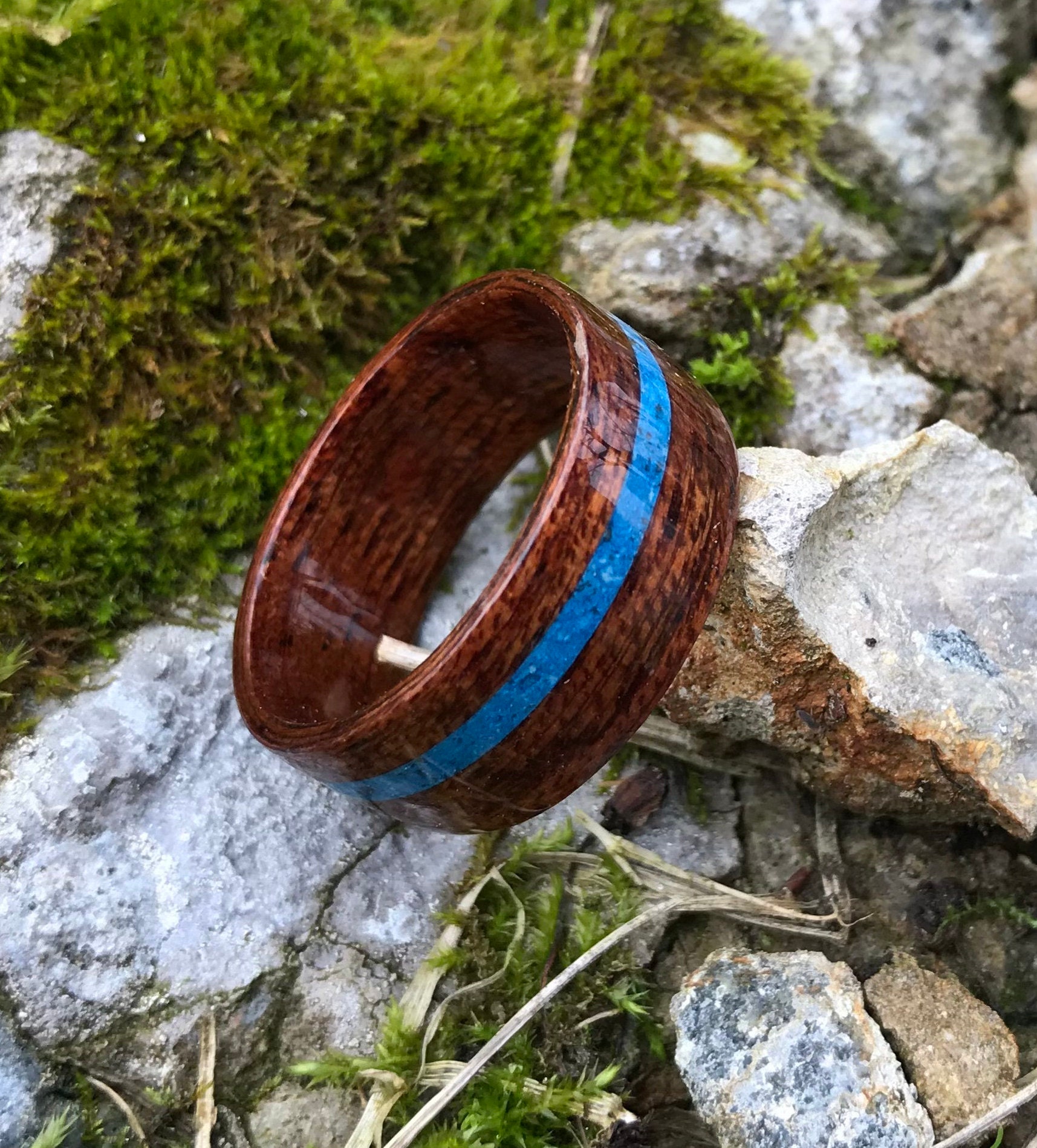 Ring wood. Wood ring.wood rings for men. 5 Year Anniversary. Etsy