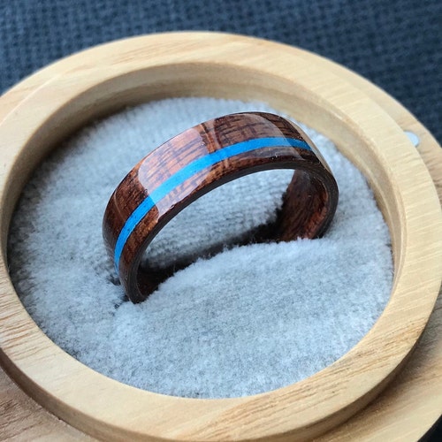 Ring Wood. Wood Ring.wood Rings for Men. 5 Year Anniversary. Etsy