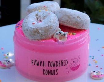 Kawaii Donuts, DIY Slime, Thick Glossy Slime, Clay Slime, Doughnut Slime, Gifts for Kids