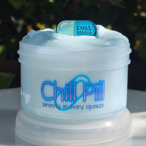 Chill Pill, Fluffy Butter Slime, Whipped Slime, Relaxing Slime, Slime for Beginners, Gifts for Kids