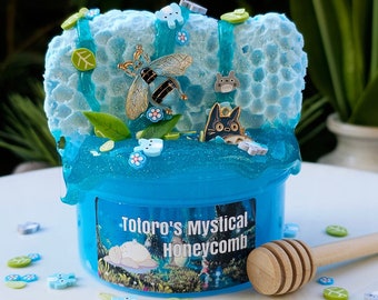 Mystical Honeycomb, Totoro Slime, DIY Slime, Bee Slime, Jelly Slime, Gifts for Kids