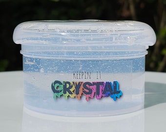 Keepin' it Crystal, Clear Slime, Unscented Slime, Gifts for Kids