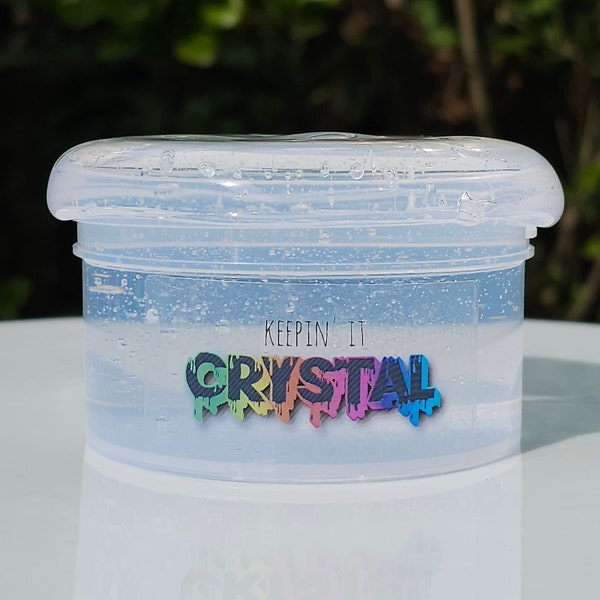 Keepin' it Crystal, Clear Slime, Unscented Slime, Gifts for Kids