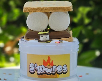 S'mores, DIY Slime Kit, DIY Clay Kit, Thick and Glossy, Butter Slime, Gifts for Kids