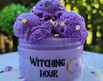 Witching Hour, Cloud Cream Slime, Halloween Slime, Cloud Slime, Slime For Beginners