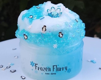 Frozen Flurry, Icee Slime, Cloud Slime, Bingsu Slime, Winter Slime, Gifts for Kids