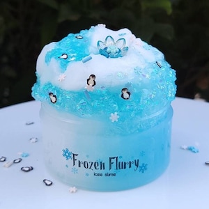 Frozen Flurry, Icee Slime, Cloud Slime, Bingsu Slime, Winter Slime, Gifts for Kids