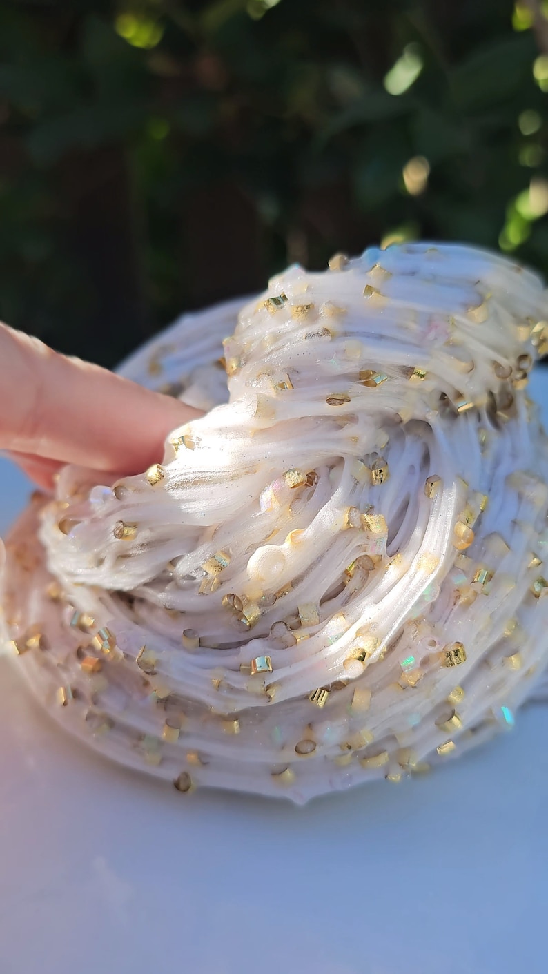 Champagne Pop, Bingsu Slime, Celebration Slime, Clear Slime, Gifts Ideas image 7