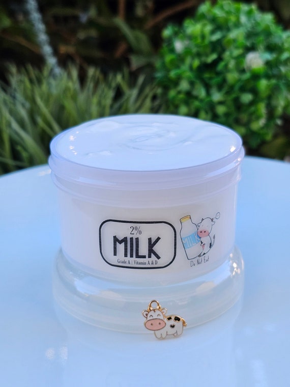 Milk Slime, Thick and Glossy Slime, Bubble Pop Slime, Gifts for Kids