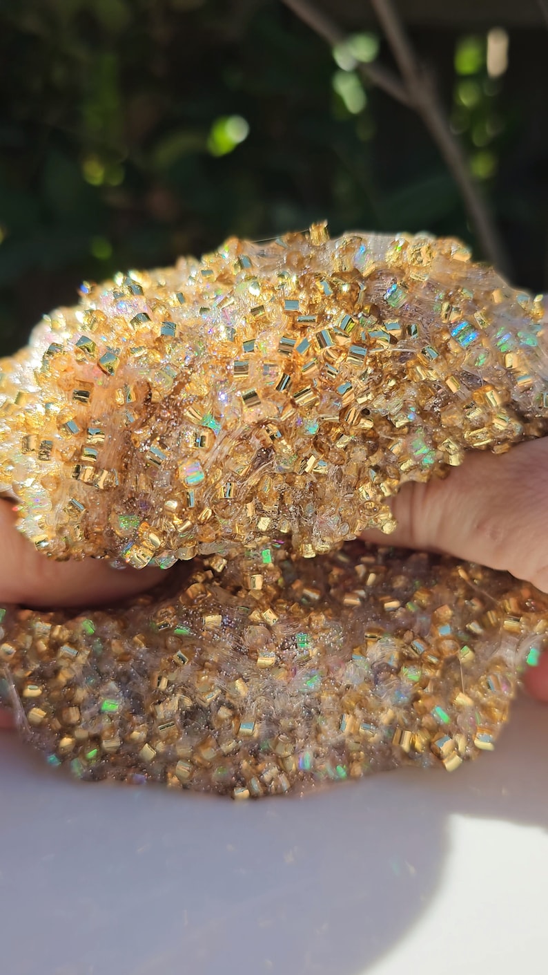 Champagne Pop, Bingsu Slime, Celebration Slime, Clear Slime, Gifts Ideas image 5