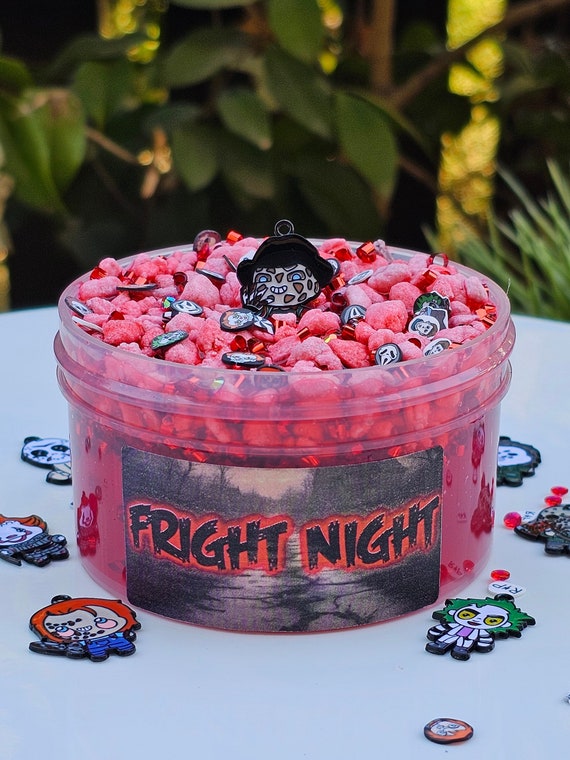 Fright Night, Halloween Slime, Scary Slime, Pearlite Slime, Bingsu Slime, Clear Slime, Halloween Gift Ideas