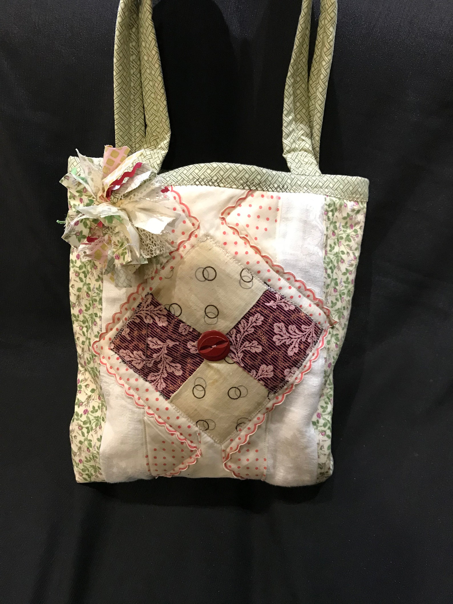 Easy Quilt Block Tote Bag SEWING PATTERN Project Bag Etsy