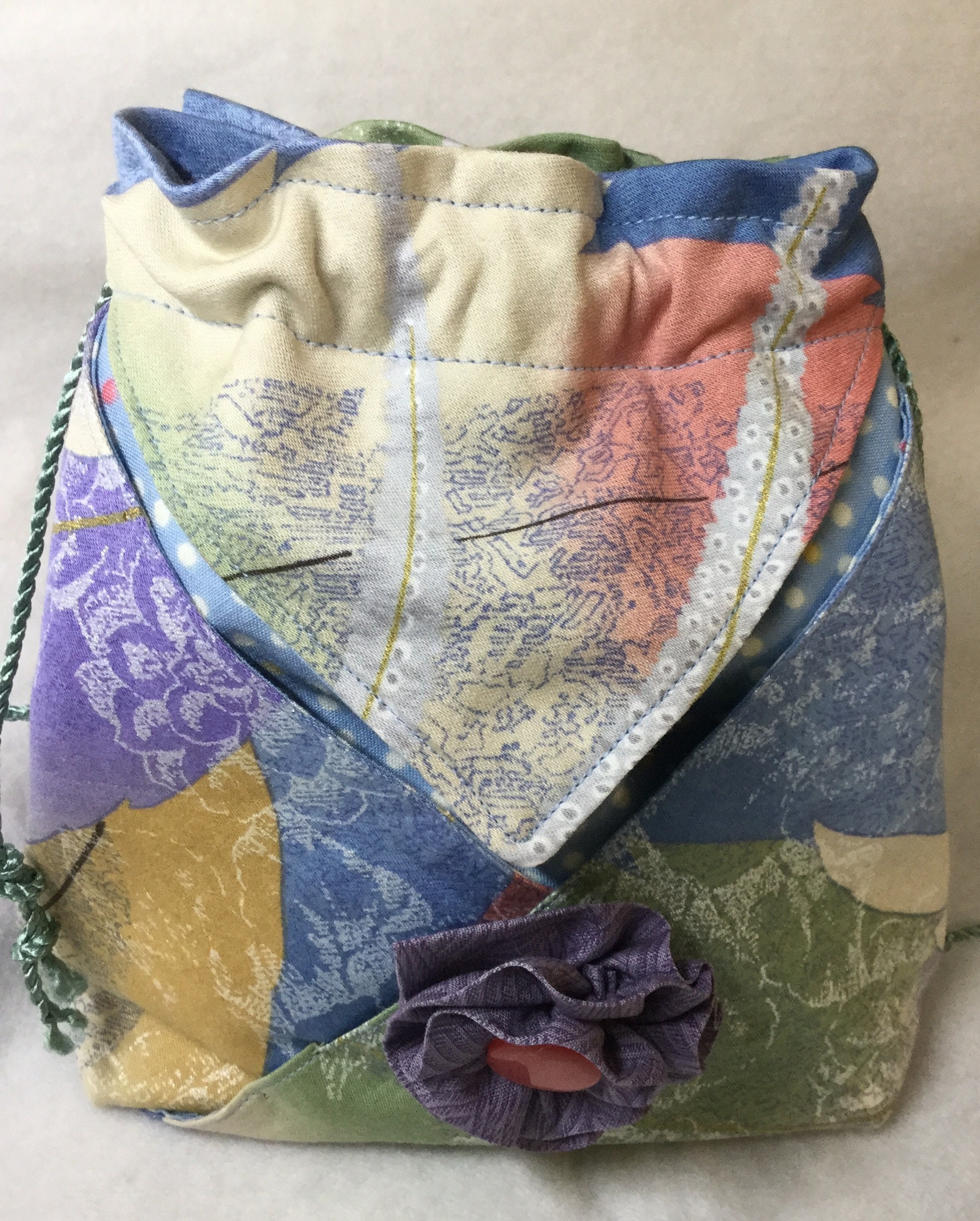 Easy Drawstring Bag Sewing Patternpurse.gift Bagproject Bag Etsy