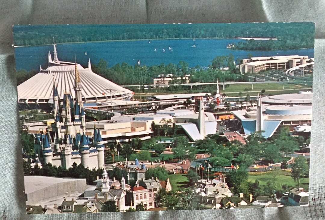 Vintage Disney Magic Kingdom Disney Attraction Postcard /old Disney Postcards/walt Disney
