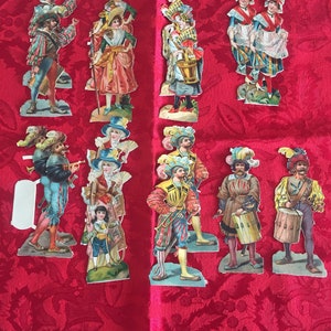 Vintage Paper Cut Out People/ Scrapbooking People Cut Outs/People Paper Dolls/Decoupage People Cut Out/Assorted Victorian Paper Cut Outs