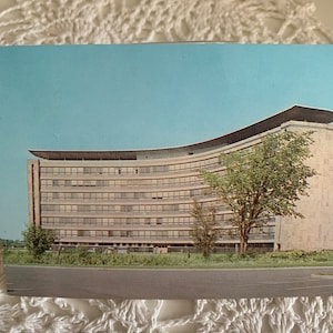 Vintage Color Postcard C B C Building Ottawa Ontario/ Ottawa Ontario  C.B.C. Building Postcard/ Ottawa Ontario/ Buildings In Ottawa/