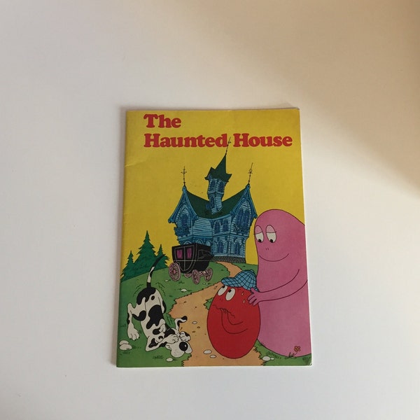 Vintage Children's Book The Haunted House By BarbaPapas/ Vintage Storybooks/ Vintage 80s Children's Books/ Vintage Animated Children's Books