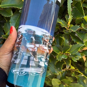 Philadelphia Eagles Custom 20 oz. Tumbler| Handmade| Epoxy Resin Finish