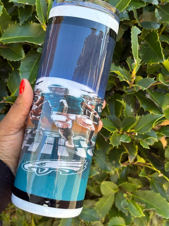 Philadelphia Eagles Custom 20 oz. Tumbler| Handmade| Epoxy Resin Finish