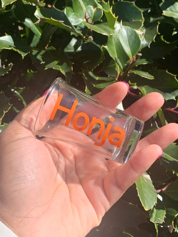 Personalized Name Vinyl Shot Glass: Party Favor Gift