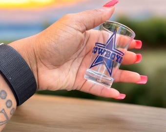 Cowboys Shot Glass | Dallas Football Fan Gift