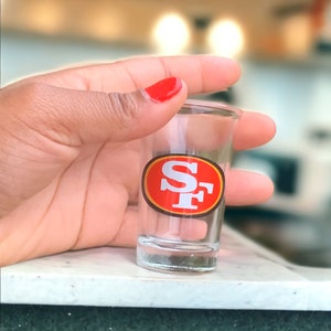 49ers Shot Glass: NFL Football Fan Gift
