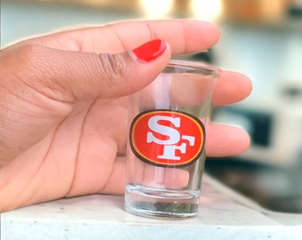 Vaso de chupito de los 49ers: regalo para los fanáticos del fútbol americano de la NFL