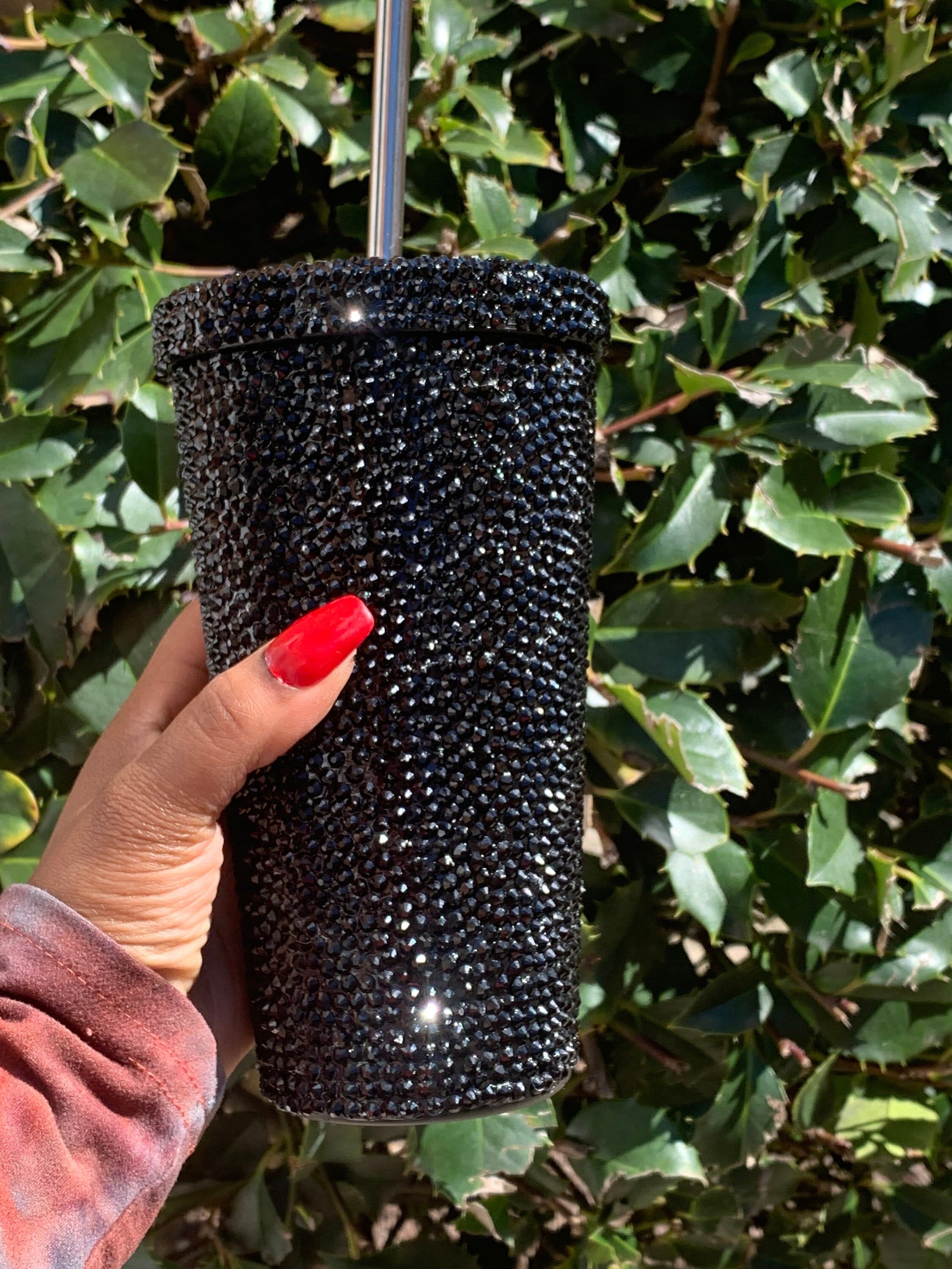 Rhinestone Bedazzled Tumbler Cups