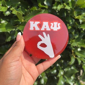 Kappa Alpha Psi Fraternity| Handmade Resin Coaster