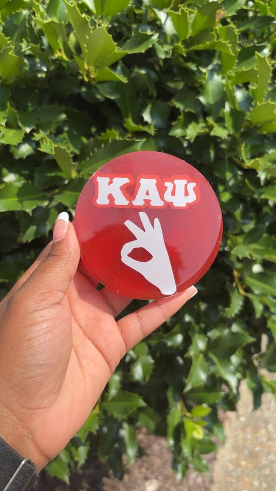 Kappa Alpha Psi Fraternity| Handmade Resin Coaster