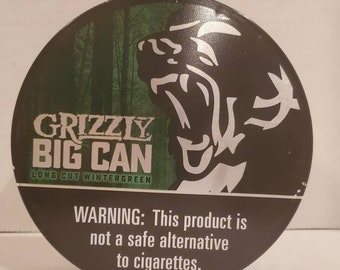 Leer*** Grizzly Big Can Long Cut Wintergreen